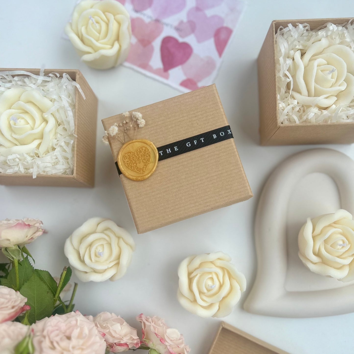 "Rose Petal Bloom" Natural Soy Wax Candle