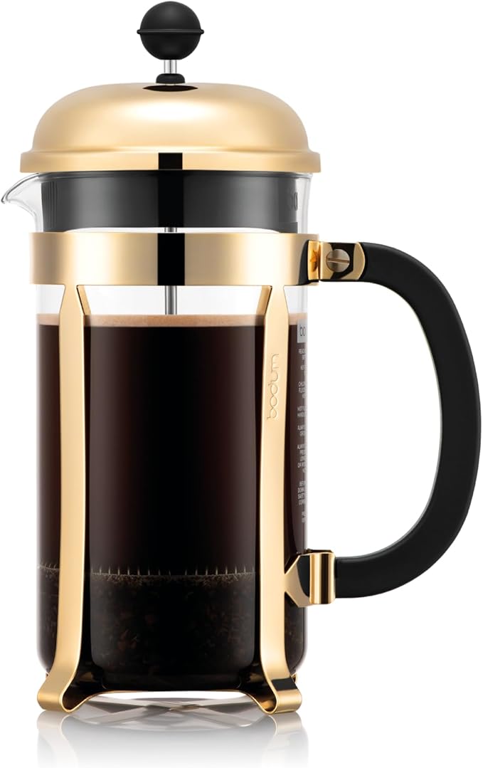 BODUM Chambord Cafetiere 3 Cup French Press Coffee Maker, Copper, 0.35 l