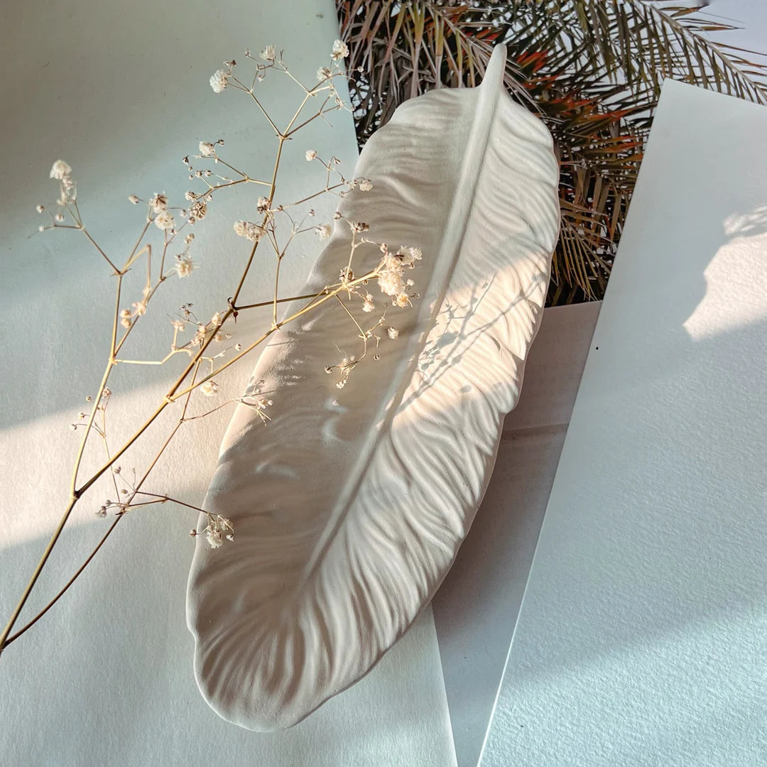 Concrete Feather Tray